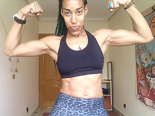 Flexing My Veiny Biceps
