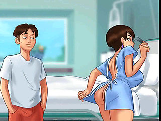 Summertime saga: cougar MILF and a shy guy in the hospital ep 160