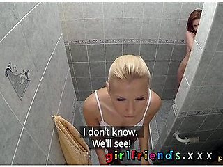 Two Horny Czech Girls Have Hot Steamy Sex In The Shower