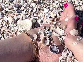 Maitresse Madelines solo foot fetish POV