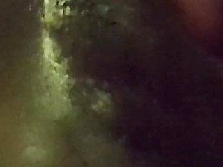 Rubbing Spreading My Big Black Wet Dripping Pussy