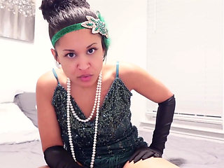 Calisa Bliss' Roaring '20s Jerk off Instruction 4K POV Seduction Awaits!