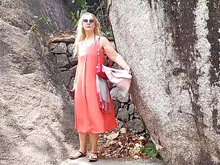 Beautiful Blonde Mature Wife Enjoys Her Day