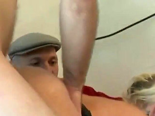 BBW MILF vs two dudes