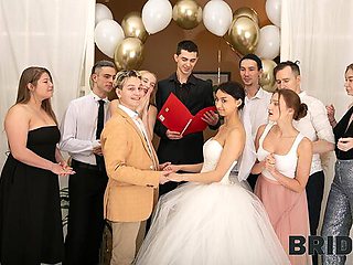 Bride party sex with astonishing dolls Ashly Rabbit and Moon Imp