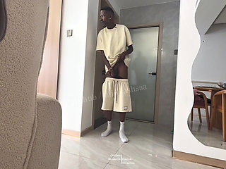 Stepsis caught masturbating ,Guess what !!