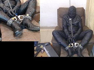 Selfbondage Leather Gay Live
