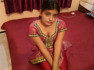 Hindi Desi Beautiful indian girl 18+ tight pussy fuck, beautiful stepsister caught and tight pussy fuck