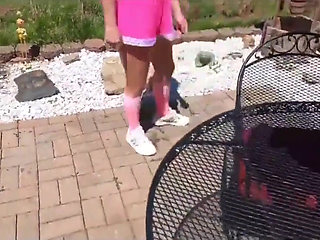 Cheerleading Stepdaughter Gets Fucked by Her Stepdaddy