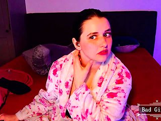 Natural huge tits and big ass very cute web teen