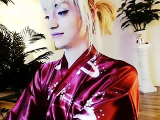 Curly Blonde Teen Records Solo Dildo Masturbation More at