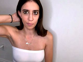Hottest brunette solo webcam masturbation 2