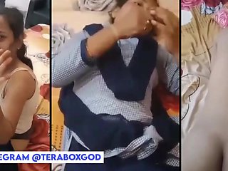 Timid Odia School Woman Having Joy With Paramour In Guest room