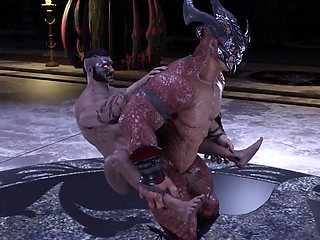 Lustful Kombat 3 - Shao Kahn XXX Kano Scene