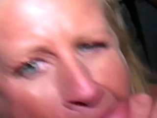 Blonde Big Tits MILF Robin Ryder Is a Dogging Cock Sucking Whore