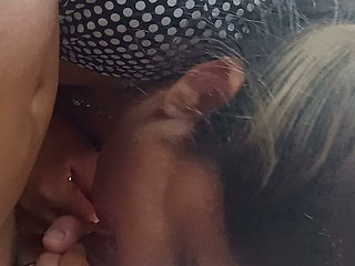 My stepmom sucks my cock then sits on my cock
