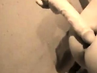 Twink Takes a Big Dildo Balls Deep
