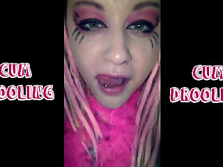 Cum drooling with slurping sounds extended