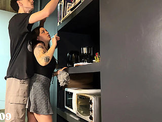 Amateur Latina Cleaning Lady Swallows Cum - Blowjob & Facial POV in 4K