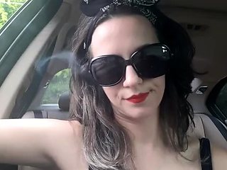 Sage Eldritch - Red Lipstick Cigarette Smoking Inhales And
