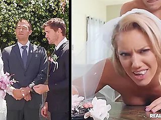 Newlyweds Celebrate Their Special Day In The Kitchen With Xander Corvus And Candice Dare