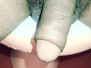 Desi handjob video at alone Home