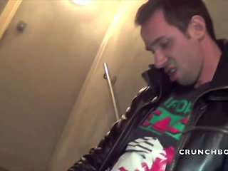 Gay slut used  by straight curious in parking