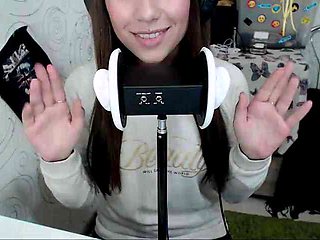 ASMR Slowly licking ears, eating ears ASMR HoneyGirl: Porn