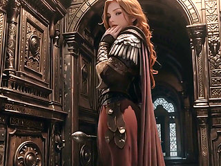 Red Queen's Epic Journey! Cold Beauty in the Gothic Hall, a Lazy Warrior Under Heavy Armor?