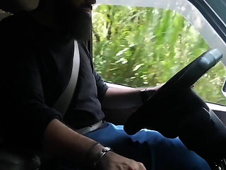 Blowjob and Cum Swallow in the Car