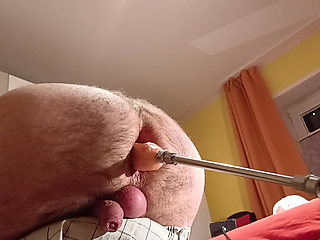 Trying out my fuck machine