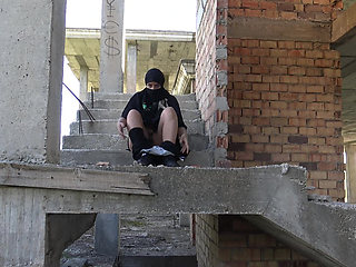 A Famous Wife From Heliopolis with a Milky Chest Closes Her Office and Goes Out to Please Herself