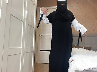 Arab with Big Boobs Dancing and Masturbating Her Tight Pussy