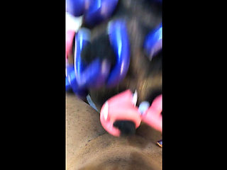 Hi Love Wish You Were Here To Explode Your Hot Tasty Cumload All Over My Pretty Ebony Whore Face - Jhodez1