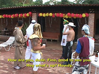 Playful Dude Organize Masquerade Party Which Turned in Great Gay Sex Perty