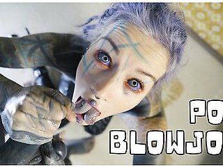 High Heeled Anal Tease: Tattooed Pornstar with Lily Lu
