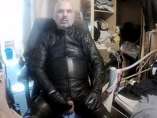 in leather