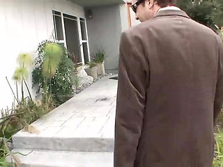 Old man but with big cock fucks 2 teeny