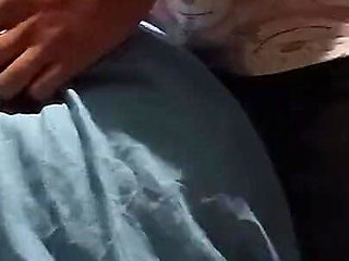 Super Skinny Girl Rubs Her Pussy on a Pillow and Cums Quickly so Her Parents Don't Catch Her