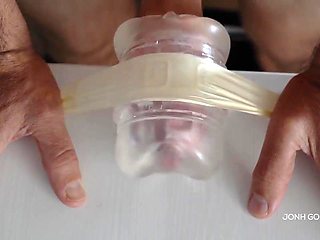 Raunchy Smashing Clear Fleshlight An Wailing Noisy (Lisa Ann, Stacy Cruz, Sunny Leone)