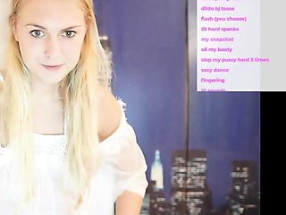 Blonde teen Sierras first erotic masturbation video