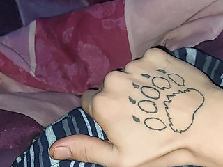 22 year old boy having fun alone