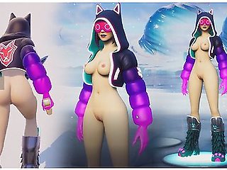 Fortnite Nude Mod Gameplay Triblazer Lynx Nude Skin Battle Royale Game [18+]