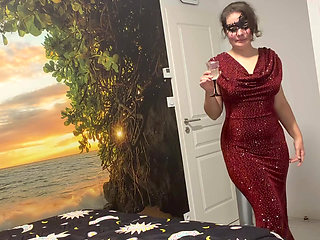 Subscribe Mym fan Faucettes slips away during the evening with you