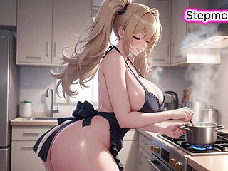JOI Stepmom Horny Kitchen Climax - Come with me 100% You'll cum - Dirty Talk