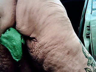 Camping Tramp Asshole Full of Cum Better Wash off in Front of Anyone