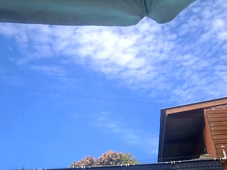 My Stepmom in the Pool Showing off to the Street