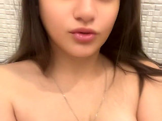 Beautiful Natural Brunette Looks Cock for Saint Valentine