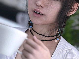 Where It All Began 7: William Shows Gina Miru's Exhibitionist Boobs Flash