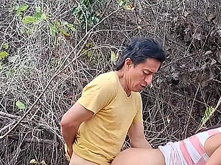 Outdoor Sex with a Busty, Curvy Stepmother on a Lonely Road